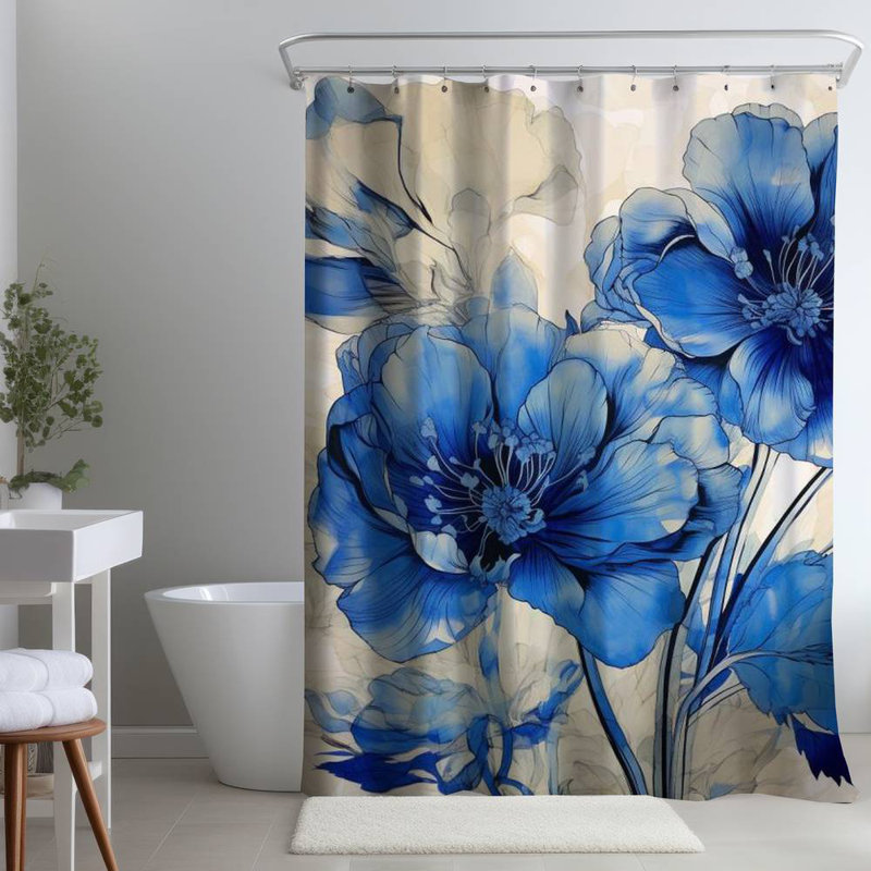 Begin Edition International Inc. Floral Shower Curtain Wayfair